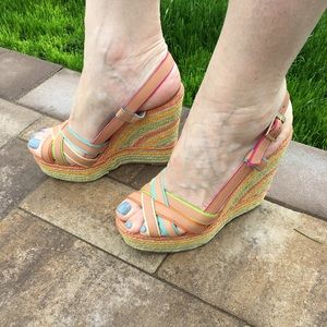 Kate Spade Wedges EUC